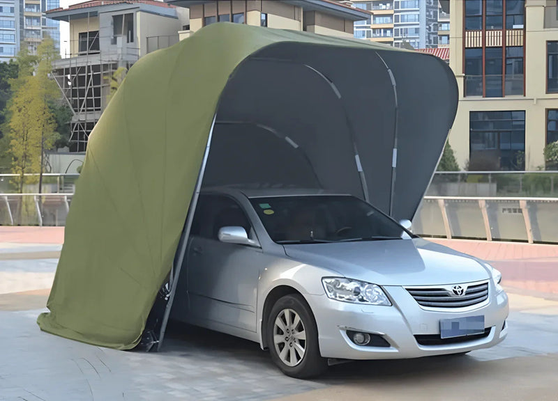 Garage Automatique Pliable pour Voiture — Abri Rétractable avec Télécommande